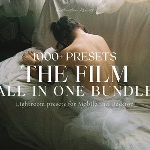 1000+ FILM Aesthetic Lightroom Presets Bundle, Vintage Film Presets, Cinematic Preset, Analog Film Presets, Film Grain Filter, Classic Film