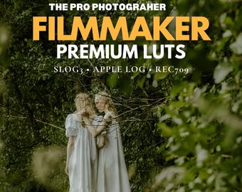 Pacote de LUTs para cineastas, LUTs de correção de cor cinematográfica para Sony S-Log3, Apple Log | LUTs de vídeo com visual cinematográfico para iPhone, CapCut, Premiere Pro