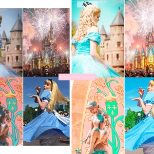 40 DISNEY MAGIC Lightroom Presets Bundle Vibrant Bright Presets for