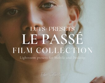 20 FILM RETRO Lightroom Mobile & Desktop Presets, Vintage Grain Presets, Analog Presets, 35 mm Presets, Aesthetic Film Presets, Disposable
