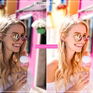 18 SUMMER Lightroom Presets Bloom Preset for Instagram Bright Outdoor Preset for Blogger Color POP Presets Vibrant Travel Spring Preset image 3