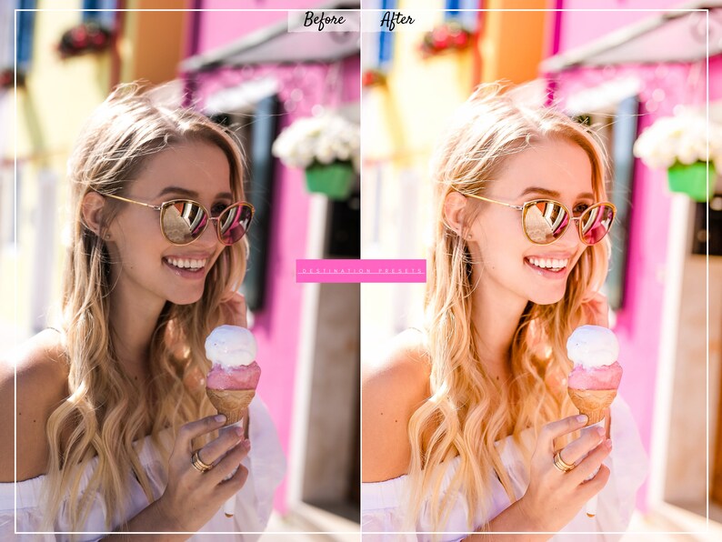 18 SUMMER Lightroom Presets Bloom Preset for Instagram Bright Outdoor Preset for Blogger Color POP Presets Vibrant Travel Spring Preset image 3