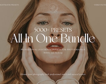 5000+ MEGA BUNDLE Lightroom Presets, Clean Presets, Natural Presets For Instagram, Aesthetic Influencer Presets, Lifestyle Blogger Presets