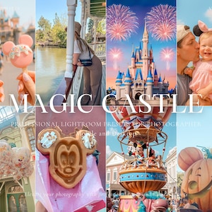 Enchanted Lightroom-presets, pretparkpresets, heldere en levendige presets, natuurlijke presets voor buiten, zomerpresets, magische presets