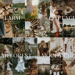 Rustic Photo Filter 300+ EARTHY LUTS Video Presets, Moody Rich Filter, Rustic Filter, Photo ...