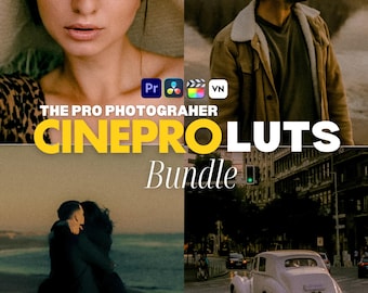 250+ CINEMATIC LUTS Video Presets, Video and Photo Color Grading, Film Video Filter,, Premiere Pro, Final Cut Pro, Video Editing, Video Luts
