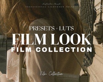 35 FILM LOOK Lightroom Mobile & Desktop Presets, 35 mm Film Presets, Film Aesthetic Preset, Vintage Grain Presets, Retro Analog Presets