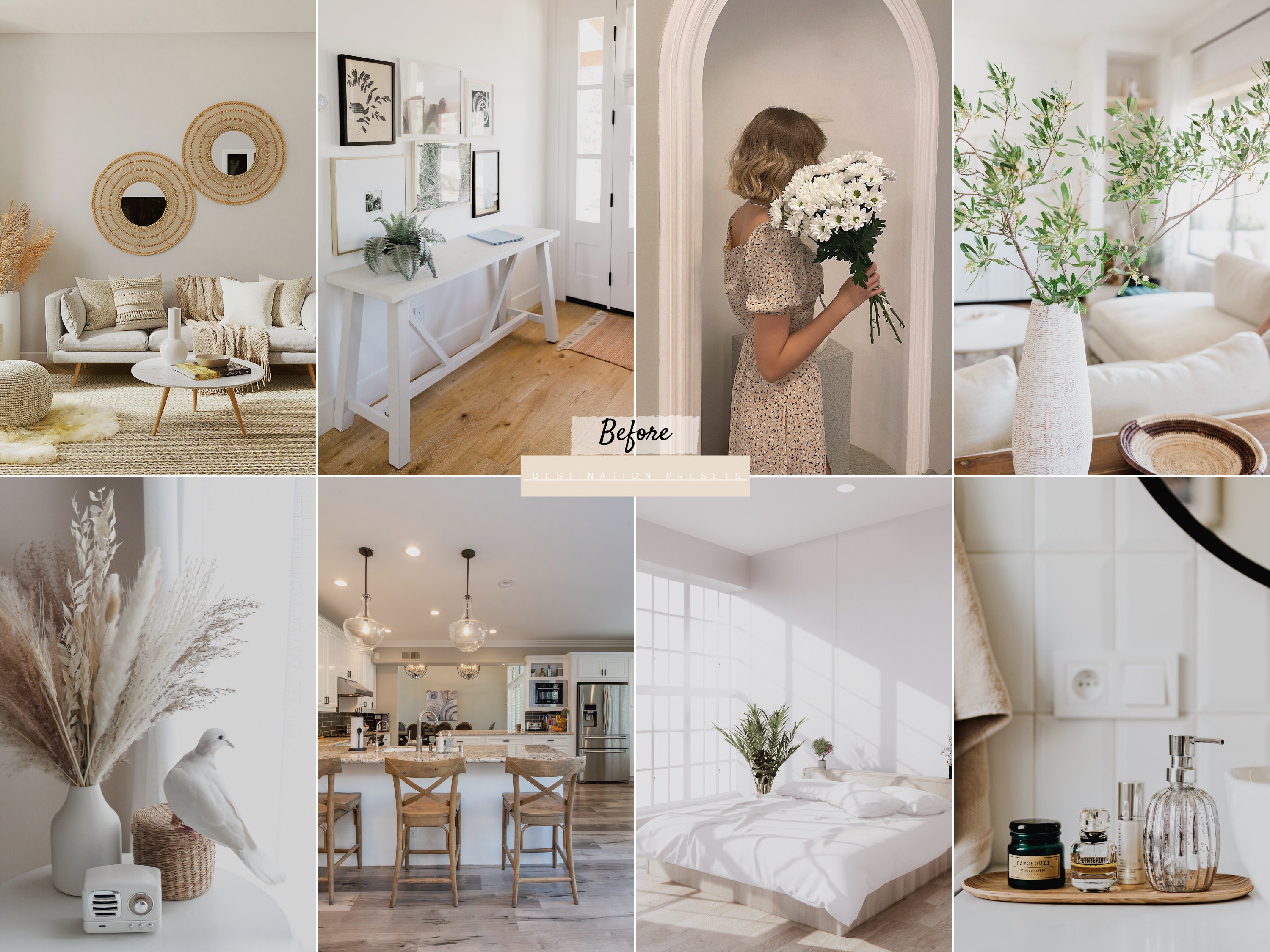 23 HOME INTERIOR Lightroom Mobile & Desktop Presets, Bright Clean ...
