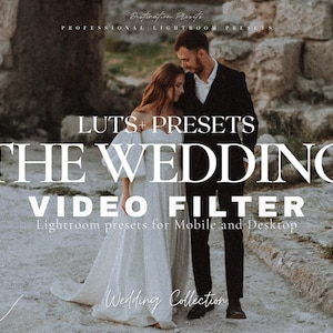 600+ Wedding LUTs Color Grading, Video and Photo for Mobile & Desktop, Adobe After Effects, Premiere Pro, Da Vinci, Final Cut, Moody Filter