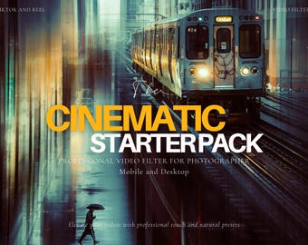 600+ CINEMATIC LUTS Video Presets, Video and Photo Color Grading, Film Video Filter,, Premiere Pro, Final Cut Pro, Video Editing, Video Luts
