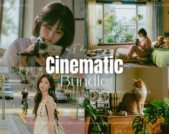 1000+ FILM Aesthetic Lightroom Presets Bundle, Vintage Film Presets, Cinematic Preset, Analog Film Presets, Film Grain Filter, Classic Film