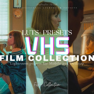 40 FILM VHS Lightroom Mobile & Desktop Presets, Vintage Film Presets, Polaroid Film Presets, Film Aesthetic Presets, Analog Film, 35 MM