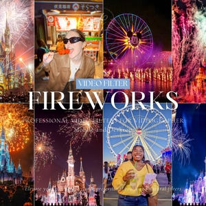 250 THEME PARK Luts Video Filter Bundle, Magical Filters for Instagram, Natural and Clean Filters, Video Color Grading, Premiere Pro