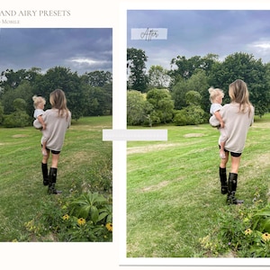 22 LIGHT AND AIRY Lightroom Mobile & Desktop Presets, Bright Clean Instagram Presets, Natural Photo Filter, Aesthetic Preset for Influencer image 17