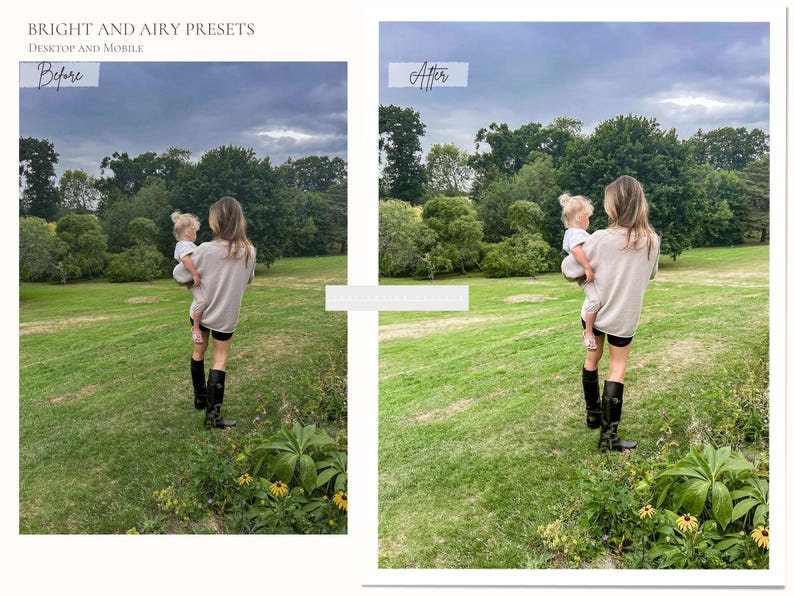 22 LIGHT AND AIRY Lightroom Mobile & Desktop Presets, Bright Clean Instagram Presets, Natural Photo Filter, Aesthetic Preset for Influencer image 17