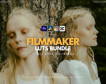 Paquete de LUT para cineastas, LUT de gradación de color cinematográfica para Sony S-Log3, LUT de video Apple Log/Film Look para iPhone, CapCut, Premiere Pro