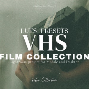40 FILM VHS Lightroom Mobile & Desktop Presets, Vintage Film Presets, Polaroid Film Presets, Film Aesthetic Presets, Analog Film, 35 MM