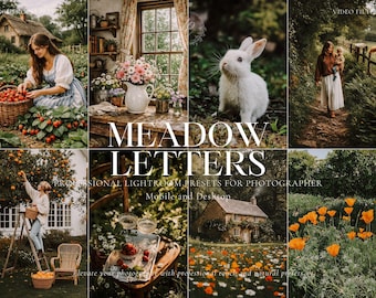 Earthy Lightroom Presets, Warm & Moody Tones, Nature Outdoor Green and Brown Presets, Boho Aesthetic Instagram Blogger Photography