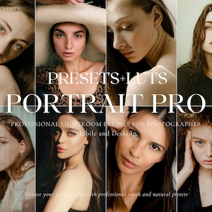 PORTRAIT Photography Lightroom Presets, Studio Presets, Bright Instagram Presets, Presets for Flawless Skin, Natural Glow, Beauty Presets