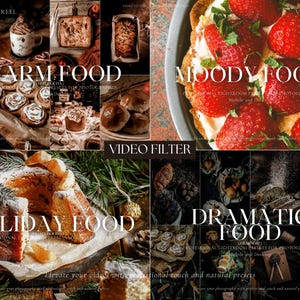 Foodle Bundle LUTs - Professional Video Color Grading Filters for Vibrant Food Videos and Photos | Instant Download