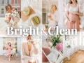 22 LIGHT AND AIRY Lightroom Mobile & Desktop Presets, Bright Clean Instagram Presets, Natural Photo Filter, Aesthetic Preset for Influencer