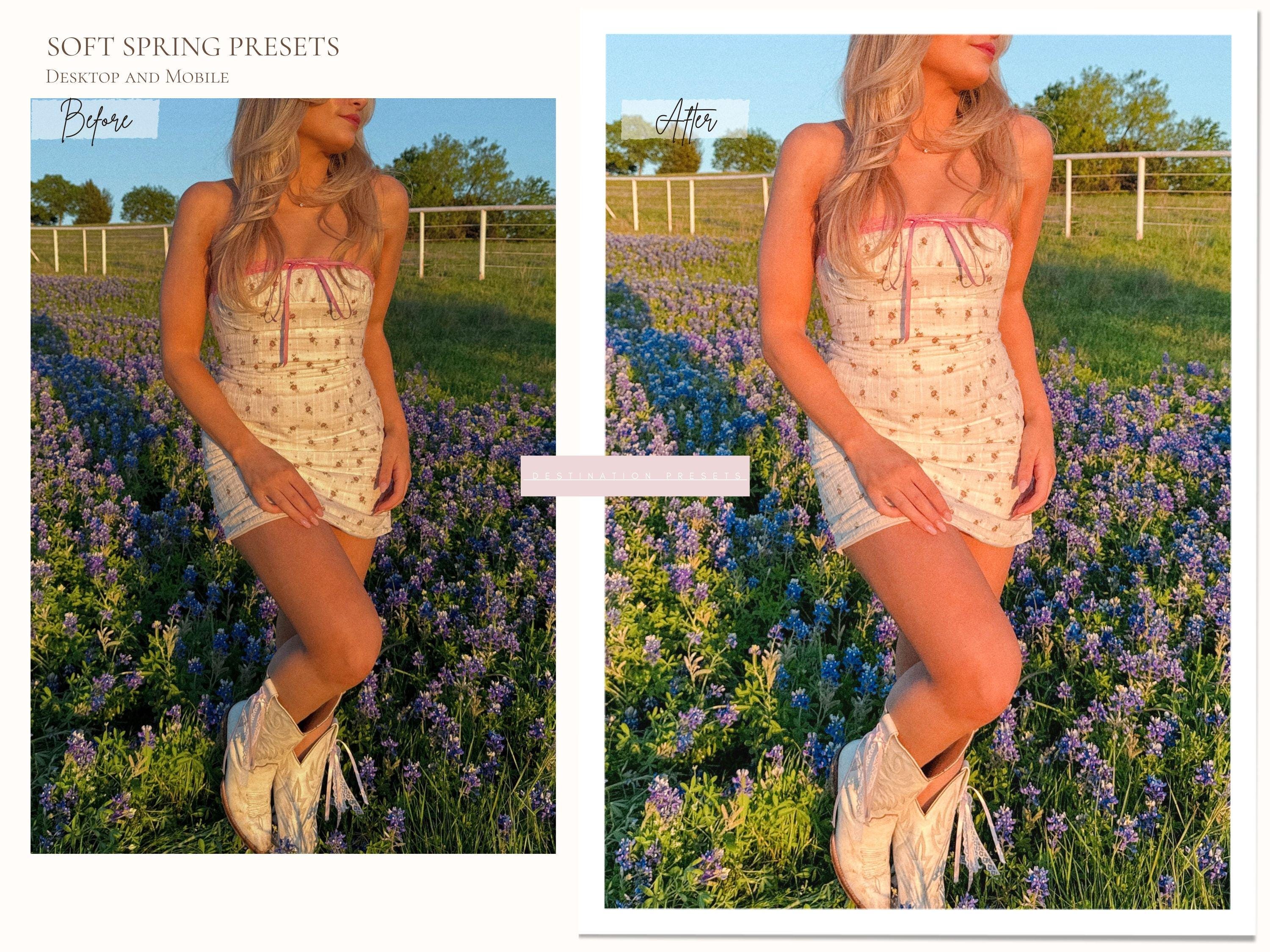 10 SPRING AESTHETIC Lightroom Presets, Soft Filter for Instagram ...