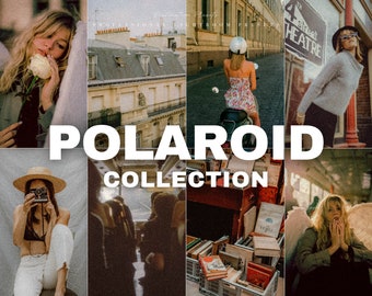 17 POLAROID FILM Lightroom Mobile & Desktop Presets, Disposable Presets, Analog presets for Instagram, Vintage presets, Dark Film Presets