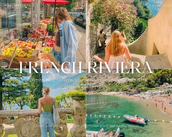 10 SUMMER Lightroom Presets, Travel Presets For Instagram, European Summer Presets, Beach Aesthetic Presets for Blogger, Natural and Vibrant