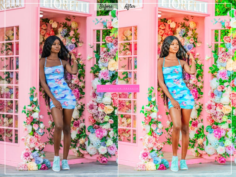 18 SUMMER Lightroom Presets Bloom Preset for Instagram Bright Outdoor Preset for Blogger Color POP Presets Vibrant Travel Spring Preset image 6