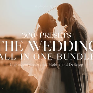 600+ WEDDING BUNDLE Lightroom Mobile & Desktop Presets,  Warm Boho Presets, Natural Wedding Presets, Professional Couple Presets