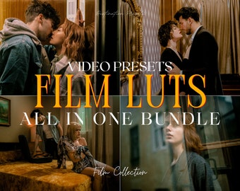 600+ FILM LUTS Video Presets, CINESIC Film-Video-Filter, Foto- und Video-Farbabstufung, Premiere Pro, Final Cut Pro, Video-Bearbeitung