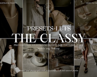 12 DARK AESTHETIC Presets, Luxury Influencer Presets, Dark Presets, Moody Aesthetic Filter for Instagram, Minimal Presets, Mobile & Desktop