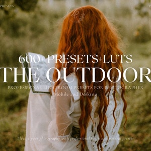 600+ OUTDOOR Lightroom Bundle Presets, Rustic Filter for Instagram, Moody Travel Presets, Earthy Presets, Warm Filter, Mobile and Desktop
