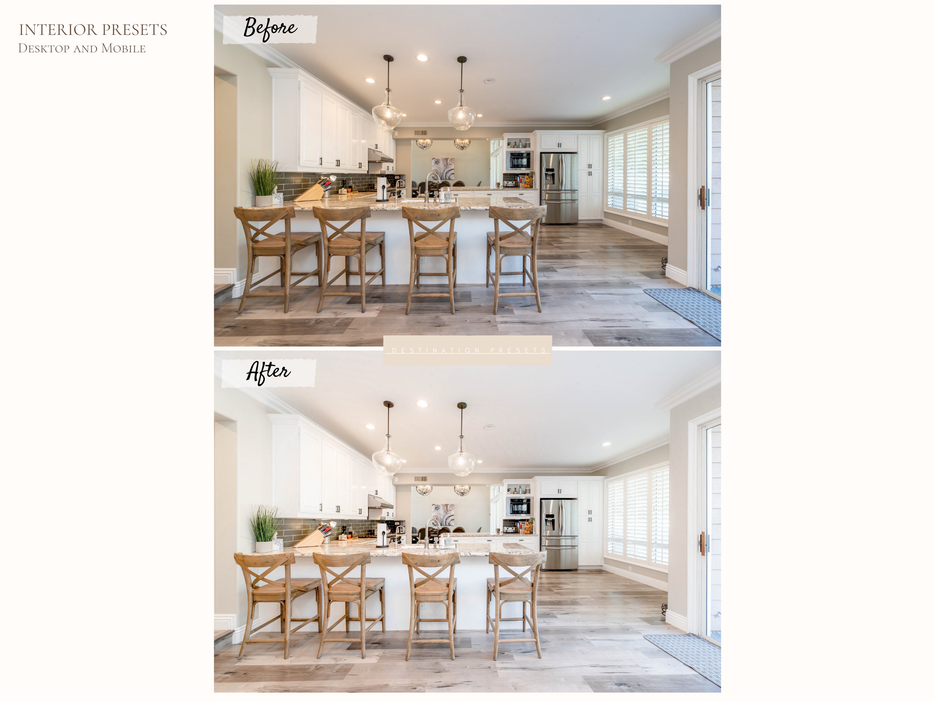 23 HOME INTERIOR Lightroom Mobile & Desktop Presets, Bright Clean ...