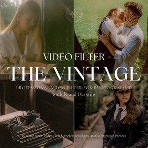 350+ VINTAGE Luts Video Filter Bundle, Retro Aesthetic Filter for Instagram, Old Money Filter, Video Color Grading for Blogger, Premiere Pro