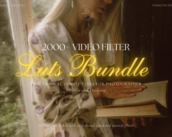 2000+ LUTS Video Filter Bundle, Aesthetic Filter for Instagram Influencer, Video Color Grading for Blogger, Premiere Pro, Reel Video Editing