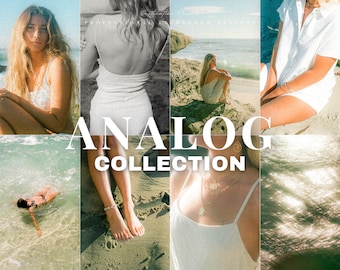 17 ANALOG FILM Lightroom Mobile & Desktop Presets, 35 MM Film Presets for Instagram, Prefessional Retro Vintage Film Presets, Grainy Presets