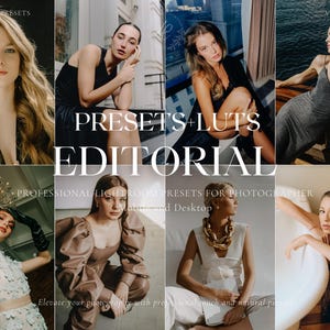 Professional Editorial Lightroom Presets, Fashion Presets, Cinematic Presets, Natural Presets for Influencer, Clean Presets, Beauty Presets