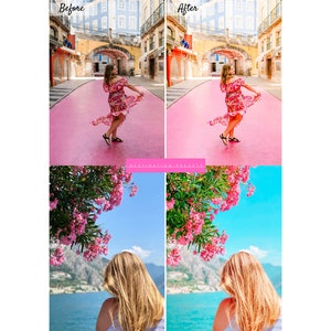 18 SUMMER Lightroom Presets Bloom Preset for Instagram Bright Outdoor Preset for Blogger Color POP Presets Vibrant Travel Spring Preset image 9