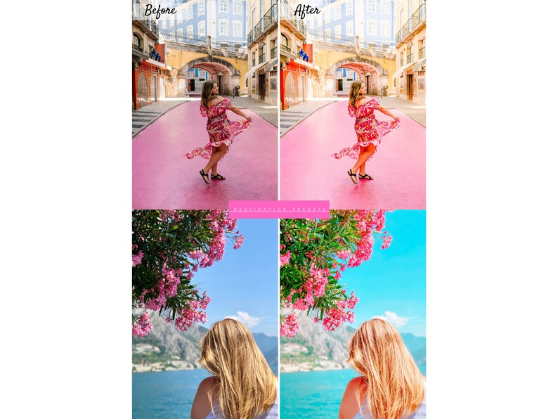 18 SUMMER Lightroom Presets Bloom Preset for Instagram Bright Outdoor Preset for Blogger Color POP Presets Vibrant Travel Spring Preset image 9