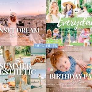 250 THEME PARK Luts Video Filter Bundle, Magical Filters for Instagram, Natural and Clean Filters, Video Color Grading, Premiere Pro