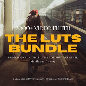 2000+ LUTS Video Filter Bundle, Aesthetic Filter for Instagram Influencer, Video Color Grading for Blogger, Premiere Pro, Reel Video Editing