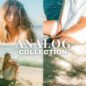 17 ANALOG FILM Lightroom Mobile & Desktop Presets, Film Look Presets, Cinematic presets for Instagram, Retro Film Aesthetic, Travel presets