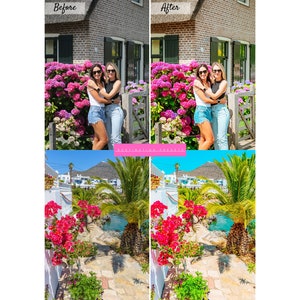 18 SUMMER Lightroom Presets Bloom Preset for Instagram Bright Outdoor Preset for Blogger Color POP Presets Vibrant Travel Spring Preset image 10