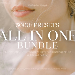 5000+ MEGA BUNDLE Lightroom Mobile & Desktop Presets, Natural Presets For Instagram, Aesthetic Influencer Presets, Moody Blogger Presets
