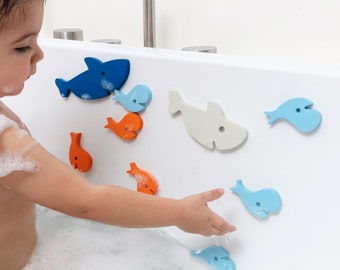 Babies Bath Toys +10m, Shark Bath Adventure Puzzle, Christmas Creative Gift, For Children, Kids Toddlers Bath time Toy, Water Toy, Pool Toy