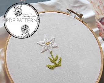 Lily - Catholic Embroidery Mini Pattern