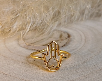 Fingerring - Fatima - silber rose gold - Edelstahl