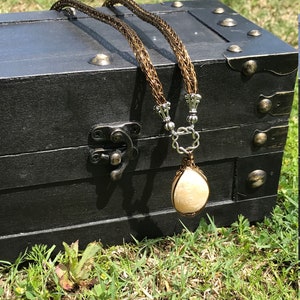 Stone Rose Necklace