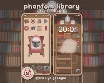Phantom Library: Dark Academia Wallpapers, icons and widgets for iOS, Android, iPad & Tablets